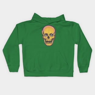 Skull [Yellow] Kids Hoodie